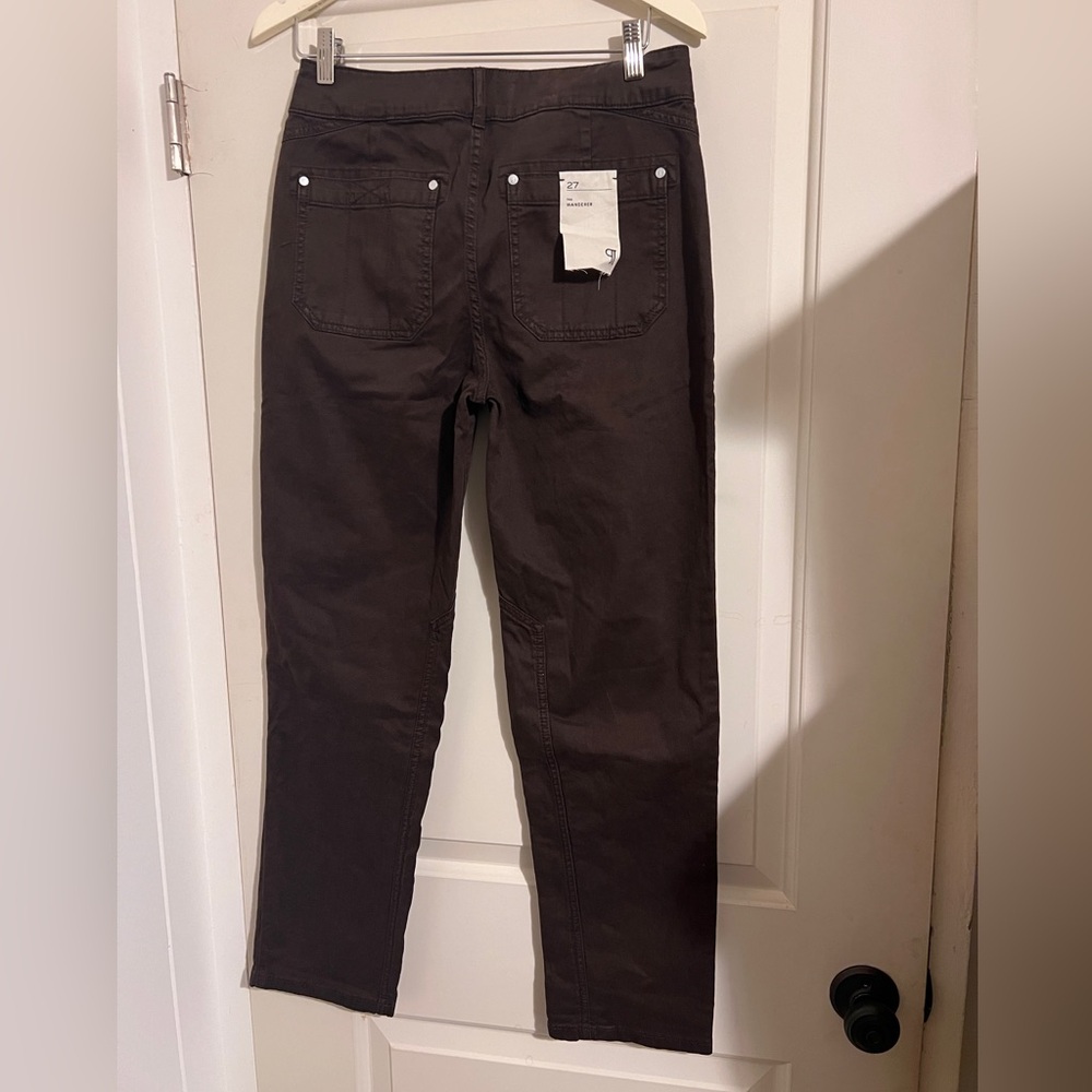 Pilcro Anthropologie The Wanderer Chocolate Brown Mid Rise Pants Fall Normcore‎ - Picture 3 of 7